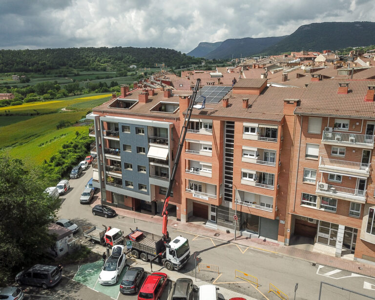 Instalación fotovoltaica en una comunidad de vecinos