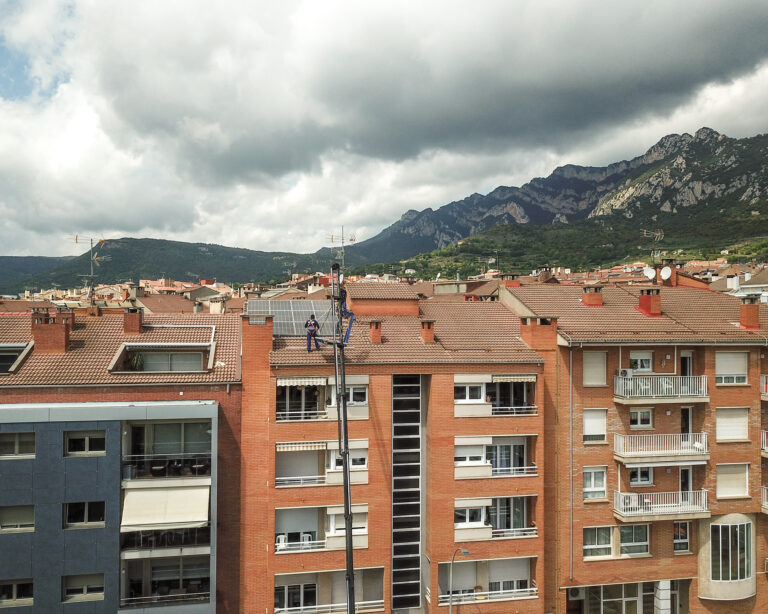 Instalación fotovoltaica en una comunidad de vecinos